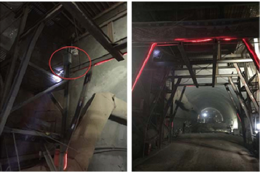 新疆某隧道人员定位项目